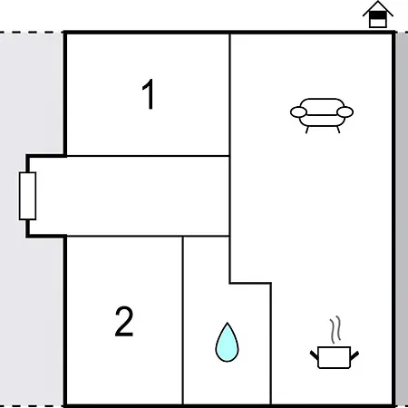 公寓 Two-bedroom In Zagvozd